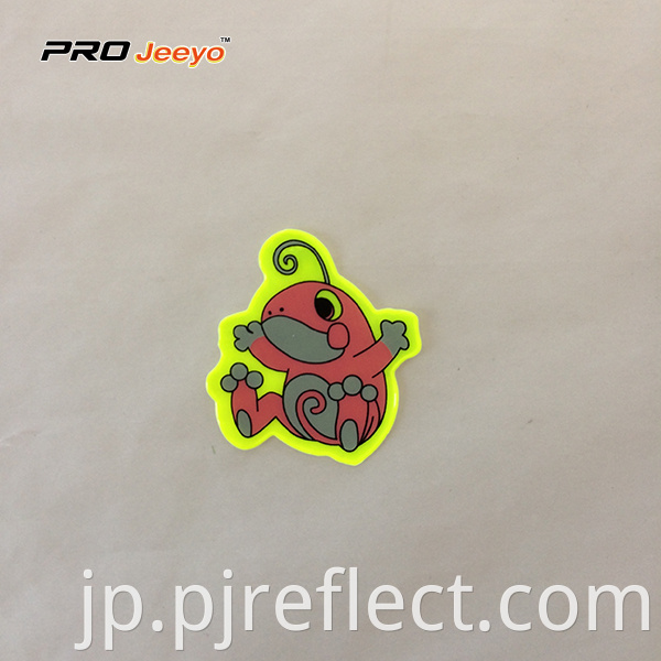 Reflective Adhesive Pvc Frog Shape Stickers For Children Rs Dw001